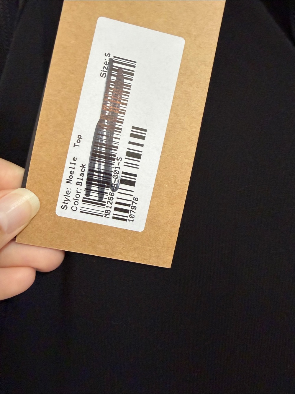 NWT MARELLA S Black Noelle Asymmetric Cutout Tank Top - Picture 4 of 4